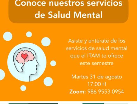 Conoce nuestros servicios de Salud Mental