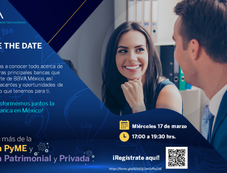 Póster Conoce + de la Banca PyME y Banca Patrimonial y Privada - BBVA México