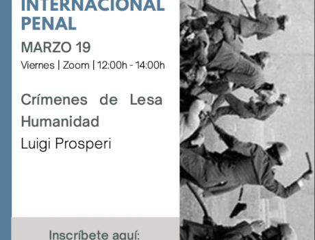 Póster Seminario sobre Derecho Internacional Penal