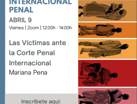 Póster Seminario sobre Derecho Internacional Penal