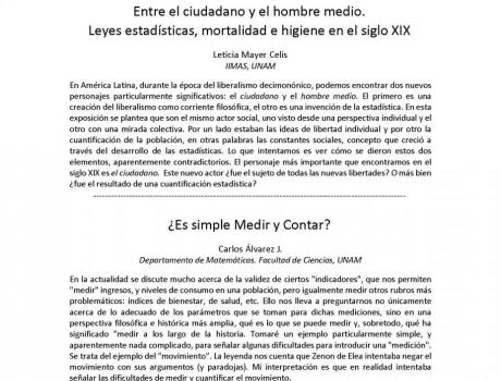 Seminario Aleatorio. Departamento de Estadística. ITAM