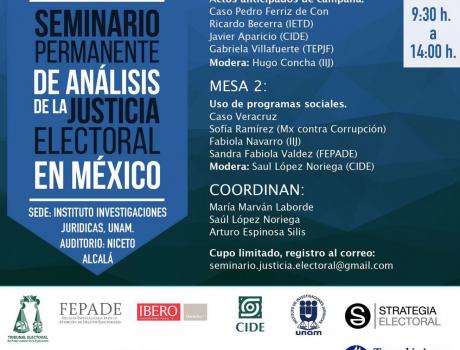 Seminario Permanente de Análisis de la Justicia Electoral en México