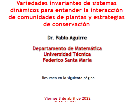 Seminario Matemáticas Primavera 2022