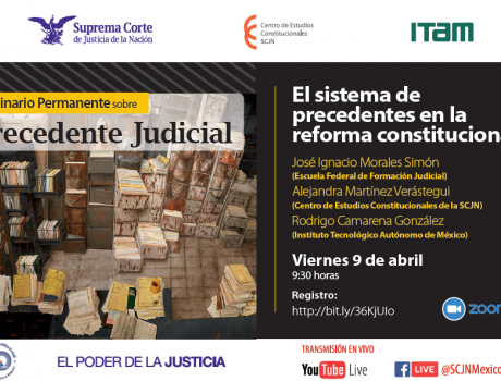 Póster Seminario sobre el precedente judicial