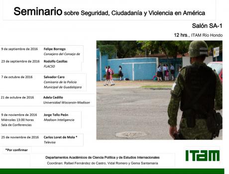 Seminario sobre Seguridad, Ciudadanía y Violencia en América Latina