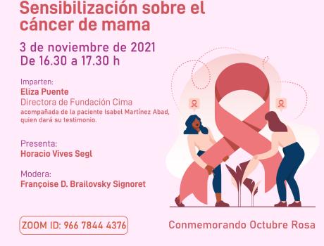 Webinar: Sensibilización sobre el cáncer de mama