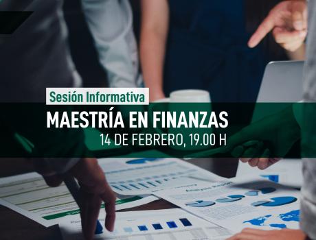 Póster Sesión informativa: Maestría en Finanzas