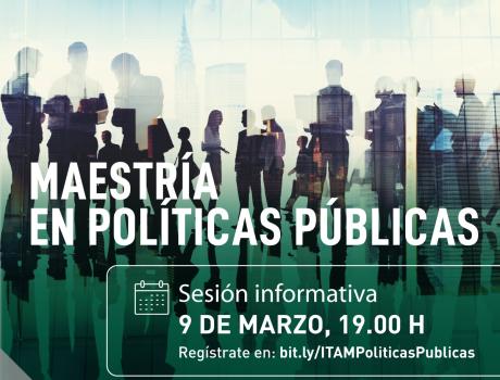 Póster Sesión informativa Maestría en Políticas Públicas