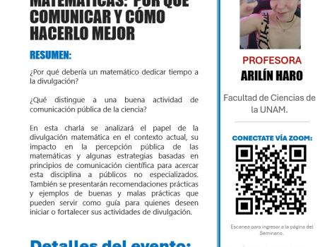 Divulgación de las matemáticas: por qué comunicar y cómo hacerlo mejor