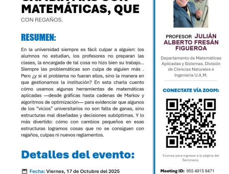  Las universidad cambia más con matemáticas que con regaños