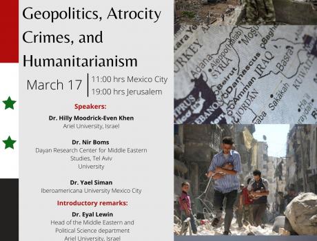 Lessons from the Syrian War: Geopolitics, Atrocity Crimes and Humanitarianism
