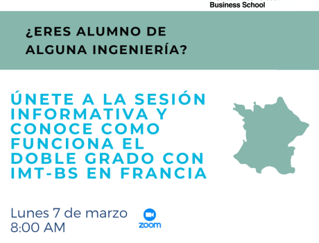 Póster Sesión Informativa Doble Grado Institut Mines-Télécom Business School