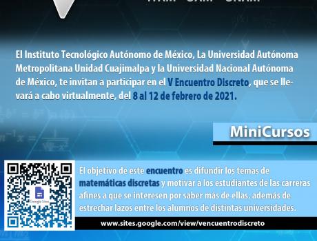 Póster V Encuentro Discreto