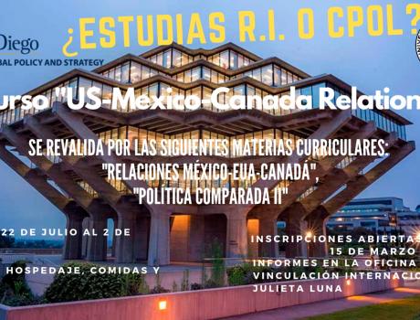Curso "US-Mexico-Canada Relations"