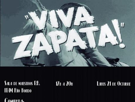Proyección de la película "¡Viva Zapata!"