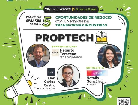 Poster: Wake Up Speaker Series | Proptech