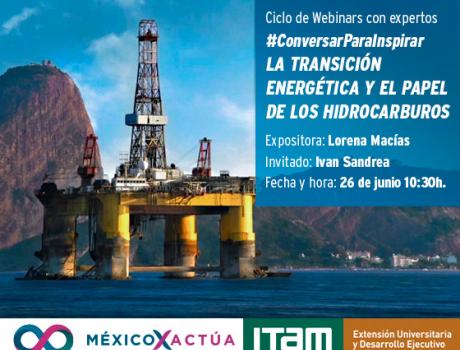 Póster Webinar: La transición energética y el papel de los hidrocarburos