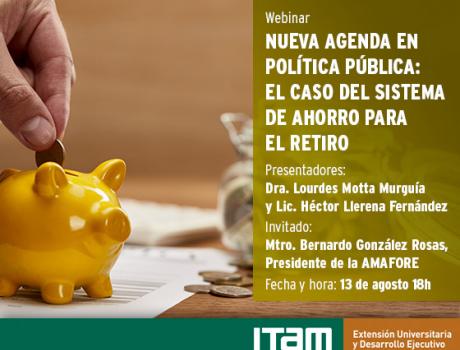 Póster Nueva agenda en política pública: el caso del Sistema de Ahorro para el Retiro.