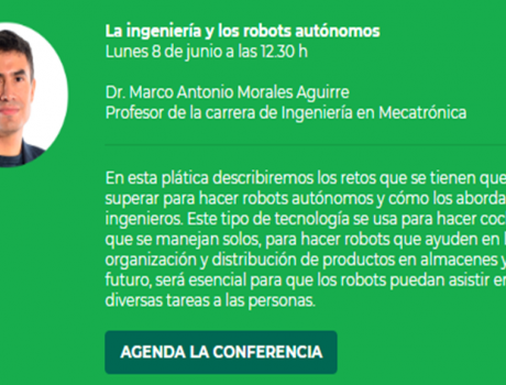 Póster del evento de la ingeniería y los robots autónomos