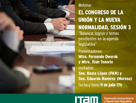 Póster logros y temas pendientes en la agenda legislativa