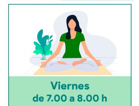 Hatha Yoga Restaurativo ITAM vía Zoom, viernes 7:00 h