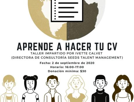 Póster Aprende a hacer tu CV