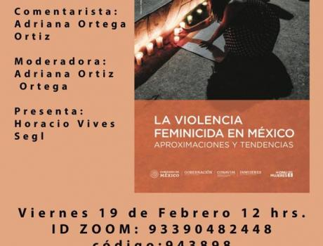 Presentación del libro: Violencia Feminicida