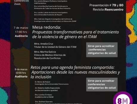 Póster Ciclo De Conferencias Ruth Bader Ginsburg Marzo 2022