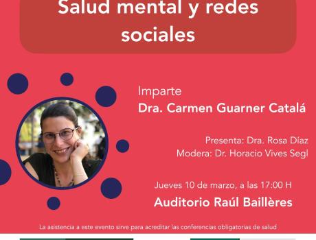 Póster Salud mental y redes sociales