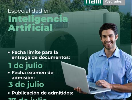 Fechas importantes: Especialidad en IA