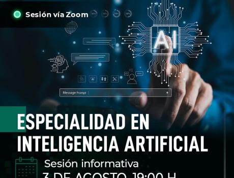 Sesión Informativa Especialidad en Inteligencia Artificial