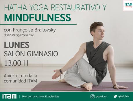 Lunes 13.00 h - Clases de Hatha Yoga Restaurativo y Mindfulness