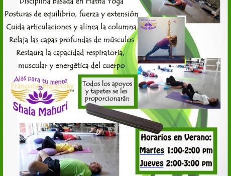 Hatha Yoga Restaurativo ITAM para Profesores con Françoise Brailovsky
